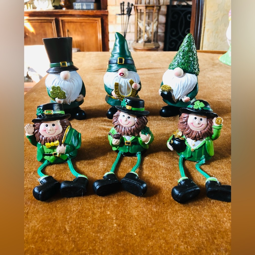 Leprechaun decor set of 6